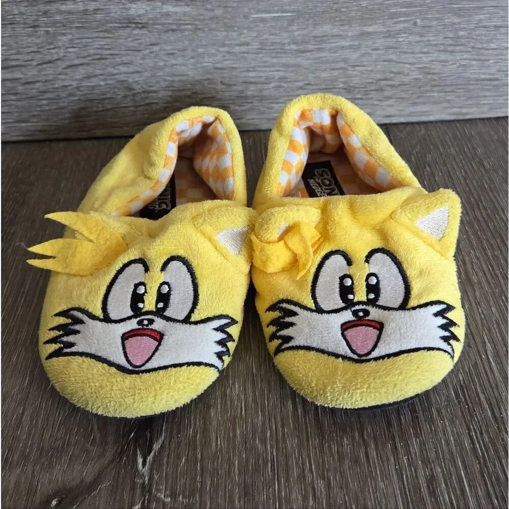 Sonic The Hedgehog Tails Toddler Slippers Size XS (9-10)